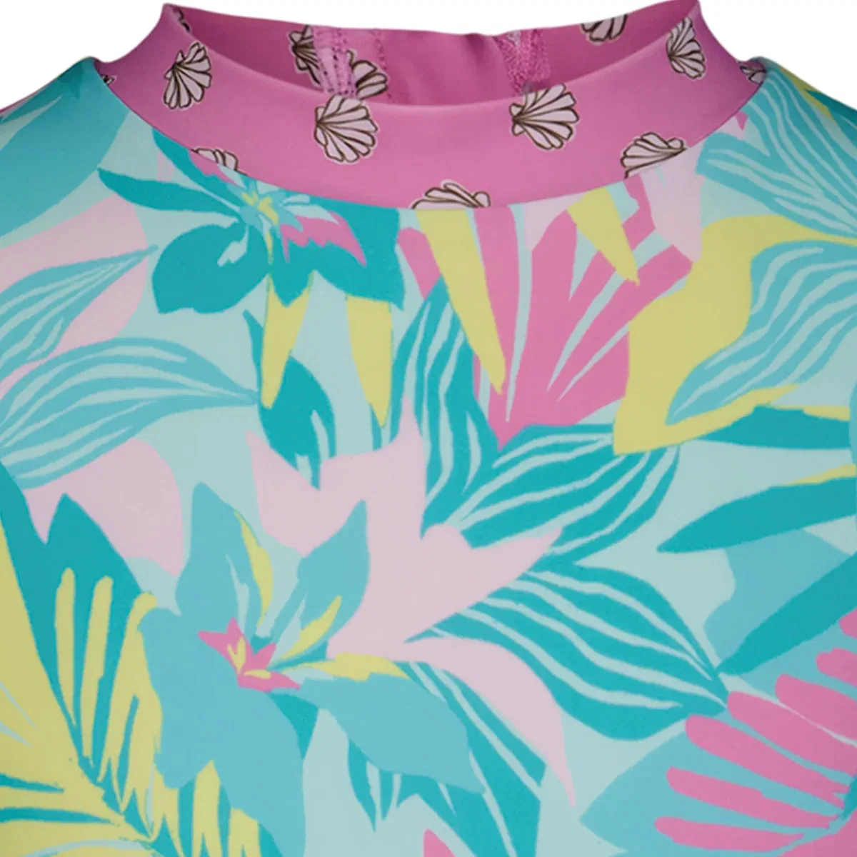 Детский купальник для девочек с принтом Des Tropics Onesie Billabong, Mint — фото 3