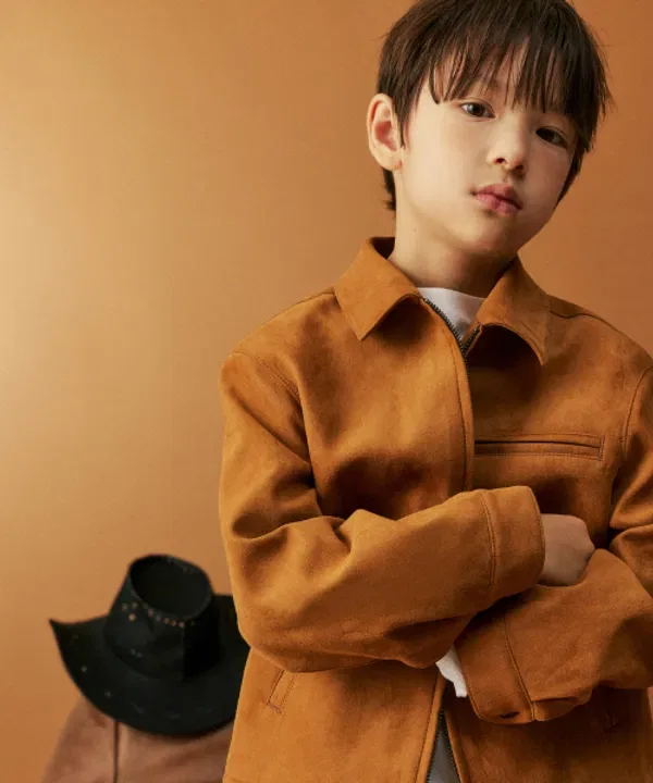 Куртка из искусственной замши, Musinsa Standard Kids, Desert Brown