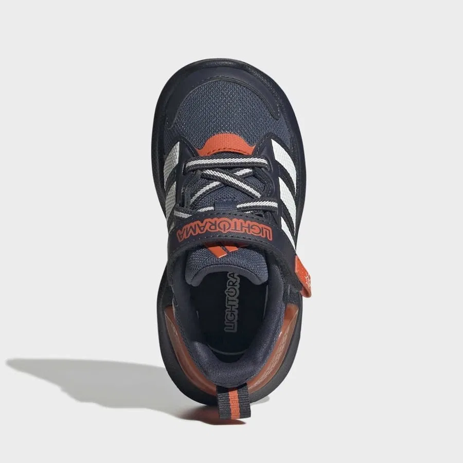 Детские кроссовки с моделью Lightorama Rnr El, adidas, Черный — фото 2