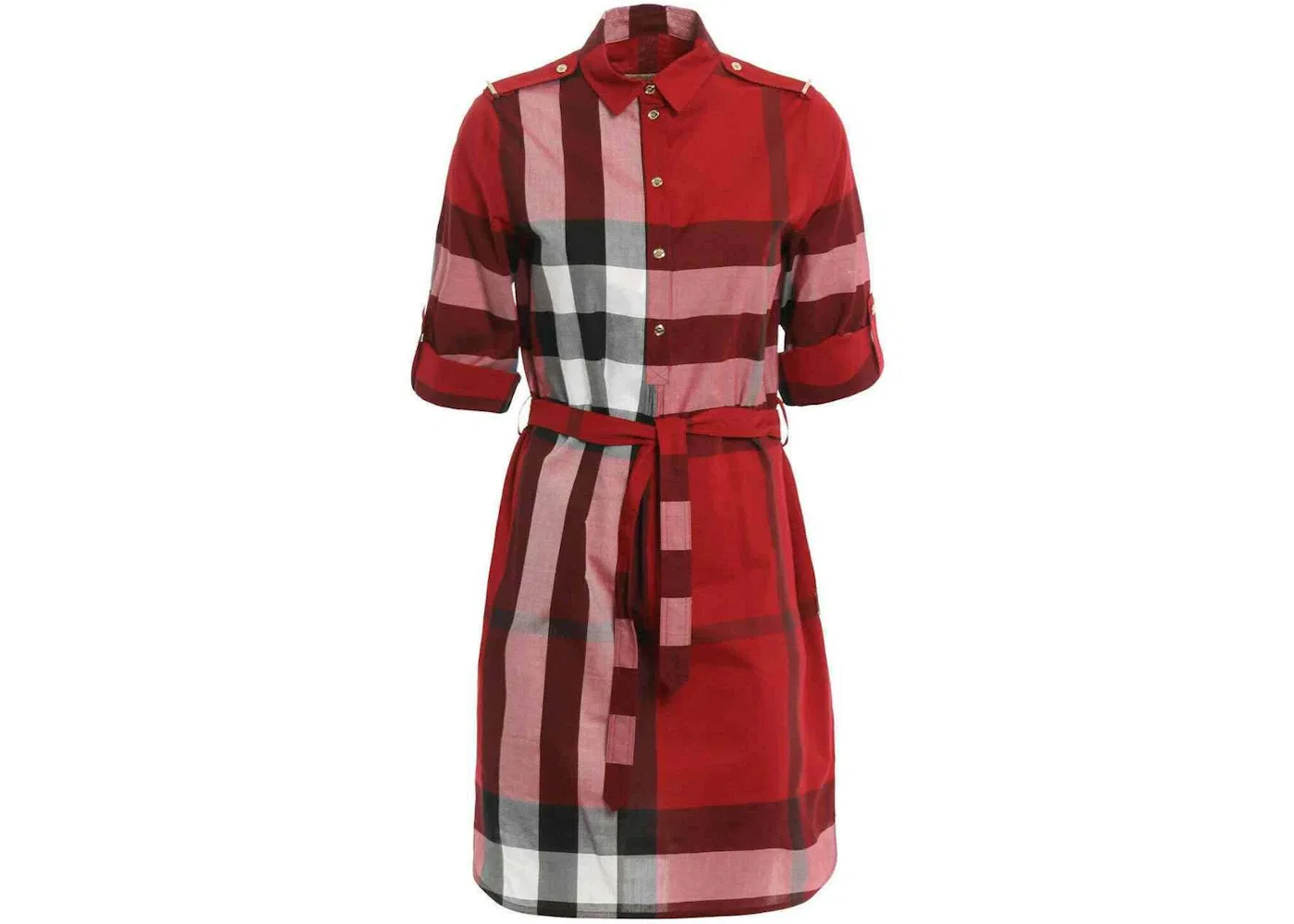 Женское платье с принтом Burberry Dresses, Red Check