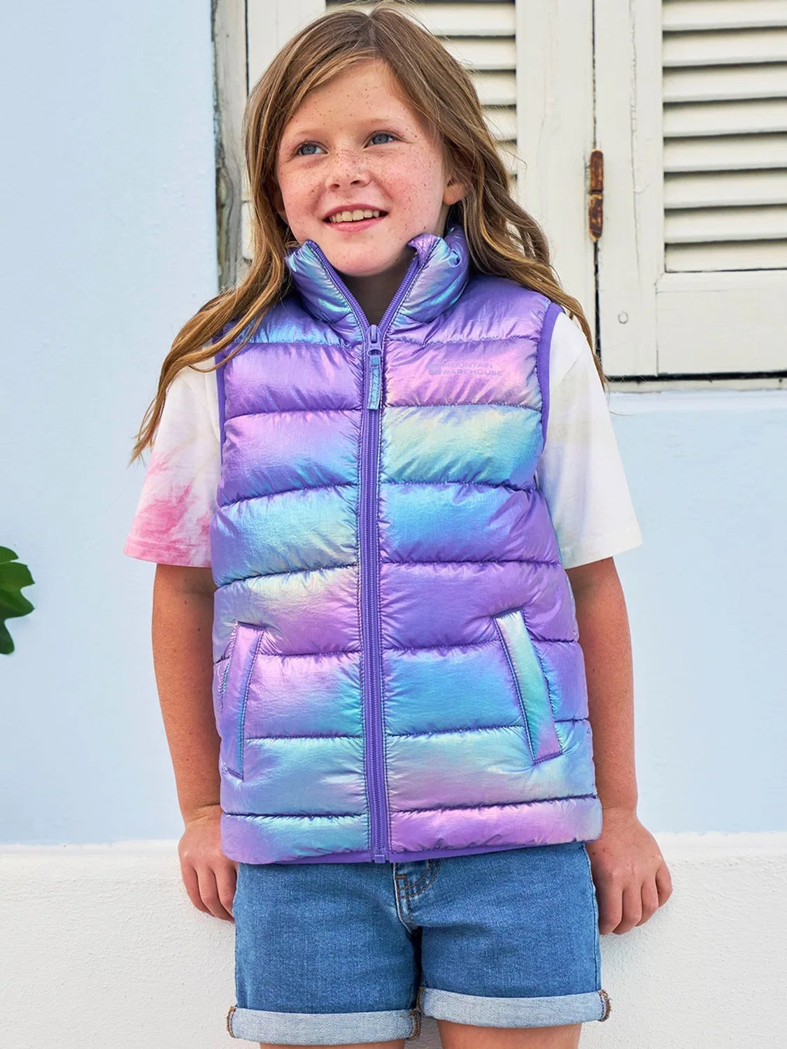 Жилет утепленный Rocko Kids Mountain Warehouse, синий