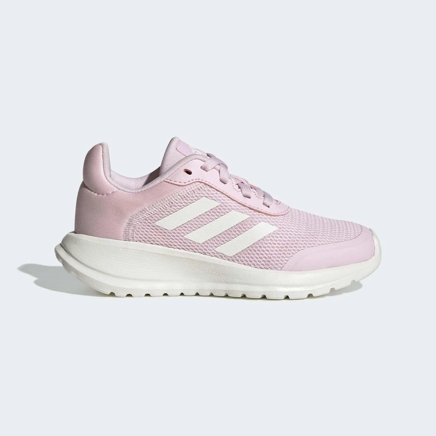 Детские кроссовки с принтом Tensaur Run Adidas, Bonbonrosa Weiss — фото 2