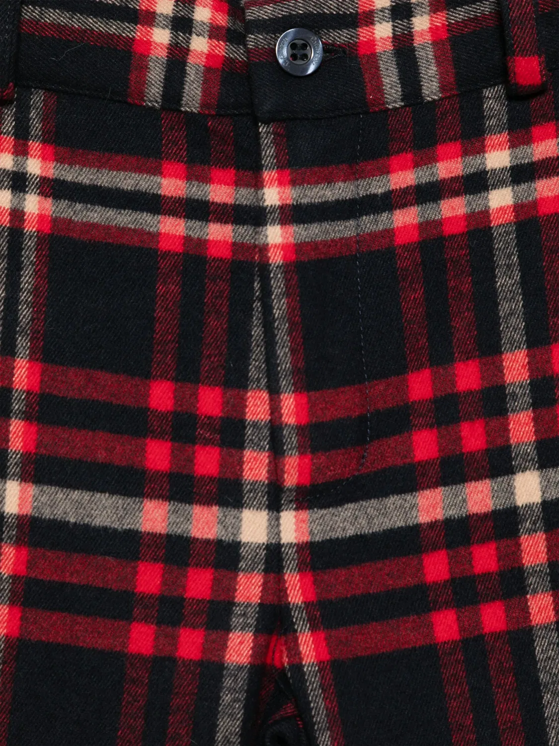 Patachou Checked Trousers in Red, Blue, and Grey — фото 2
