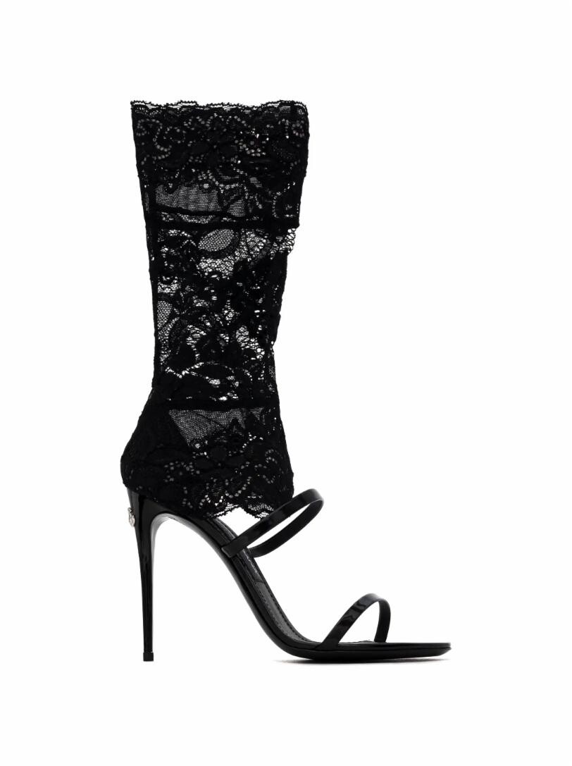 

Босоножки с кружевом Dolce&Gabbana