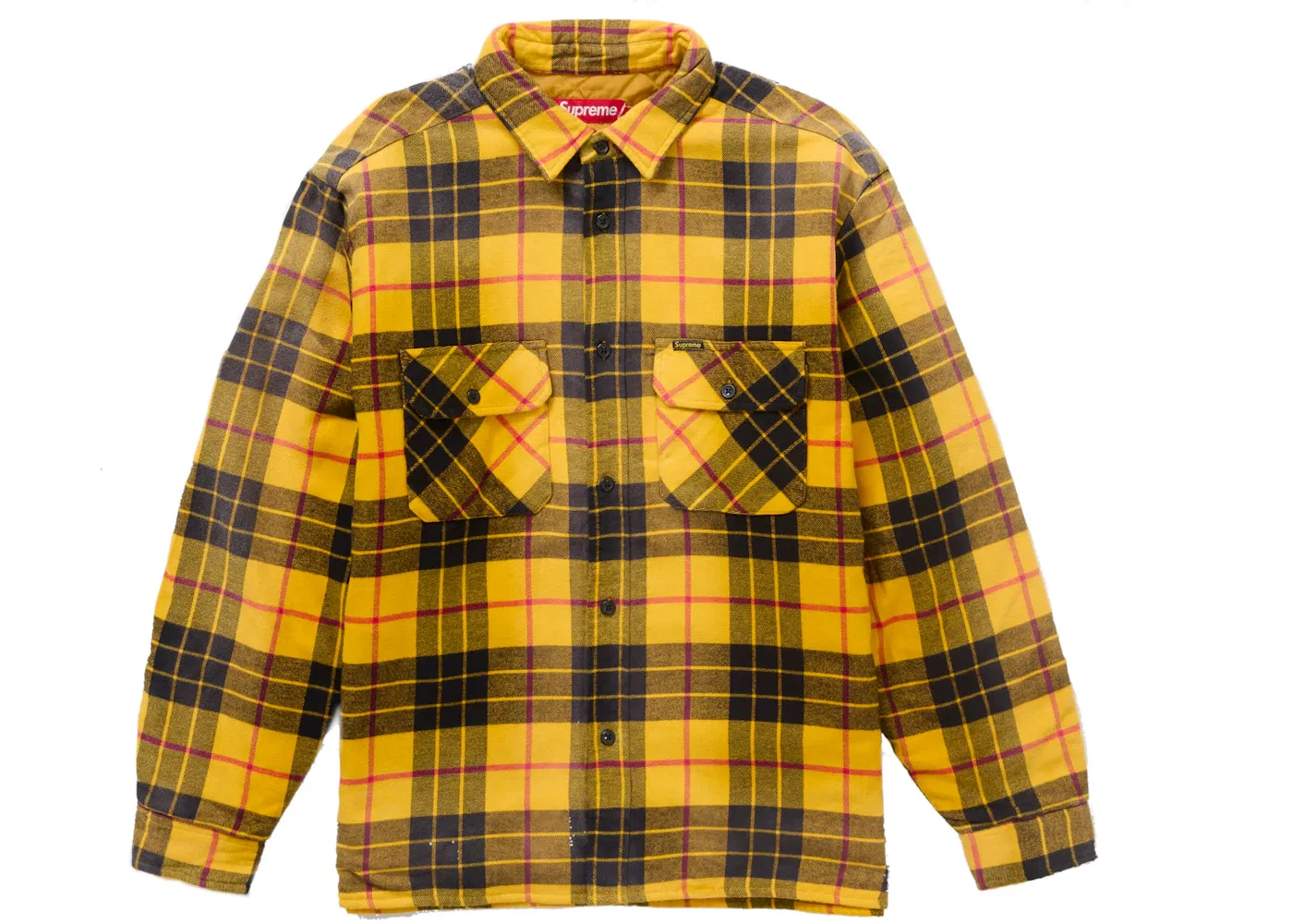 Мужская рубашка с принтом Supreme, Yellow