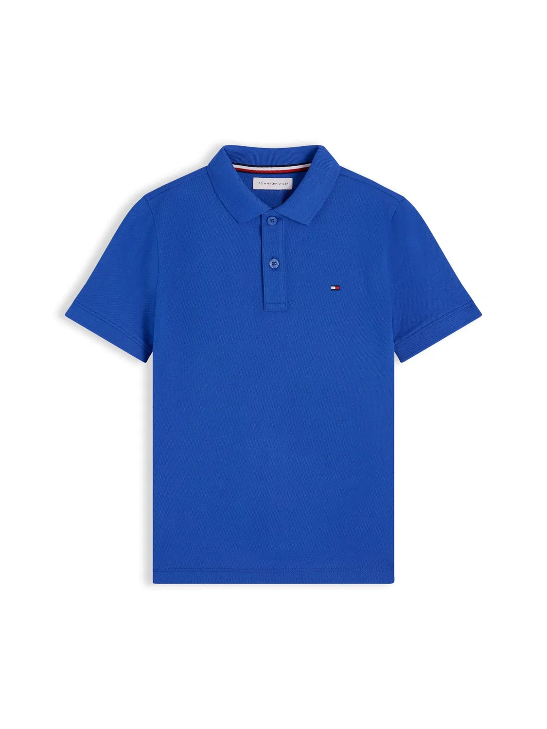 Рубашка Tommy Hilfiger Essential Regular Fit Flag Embroidery темно-синего цвета