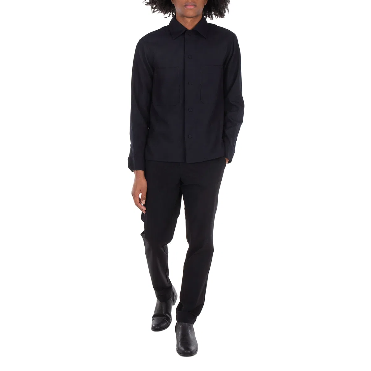 Рубашка с длинным рукавом Patch Pockets Emporio Armani, Blu Navy — фото 4
