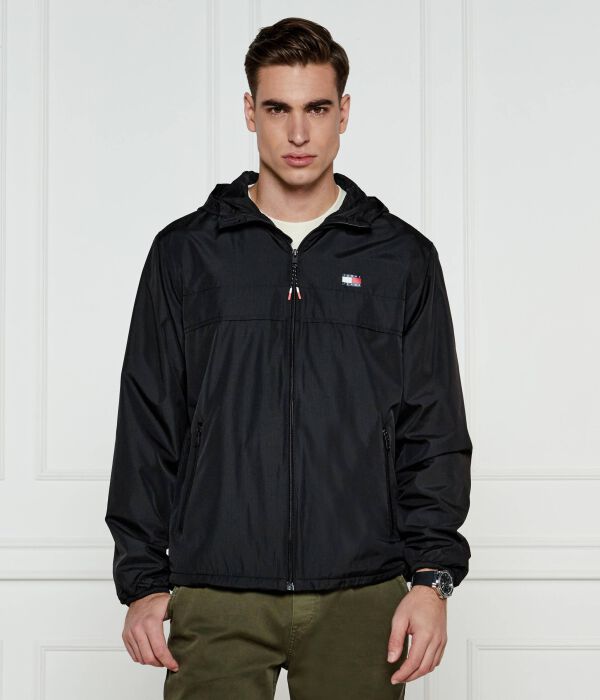 

Ветровка Tommy Jeans Regular Fit, черный