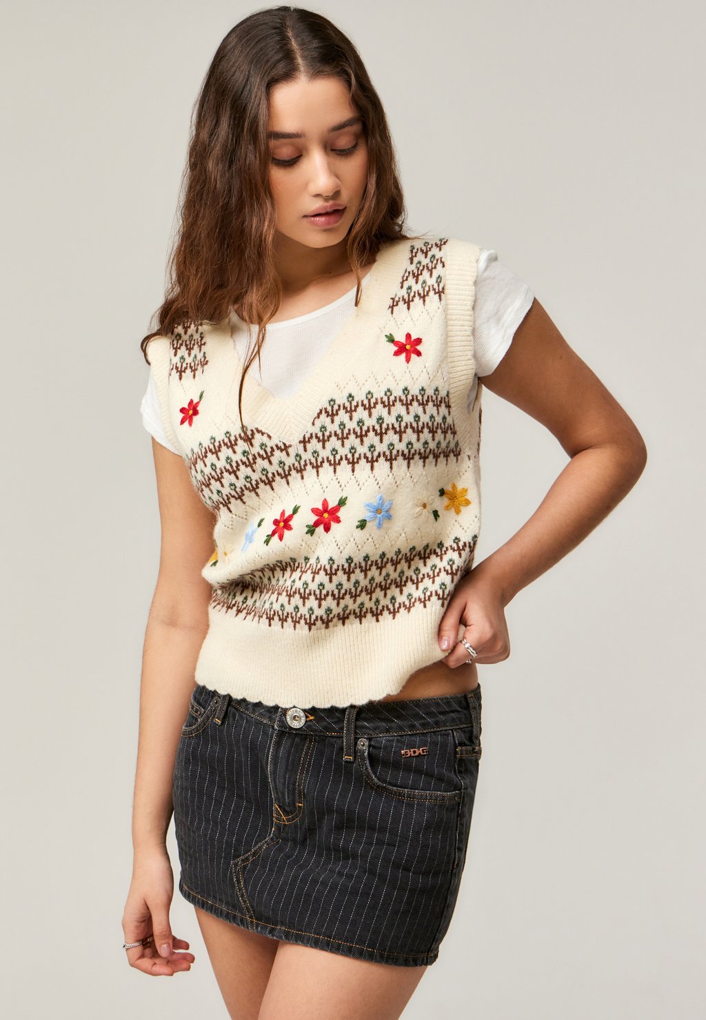 

Джинсовая юбка ULTRA MINI 5 POCKET BDG Urban Outfitters, черный