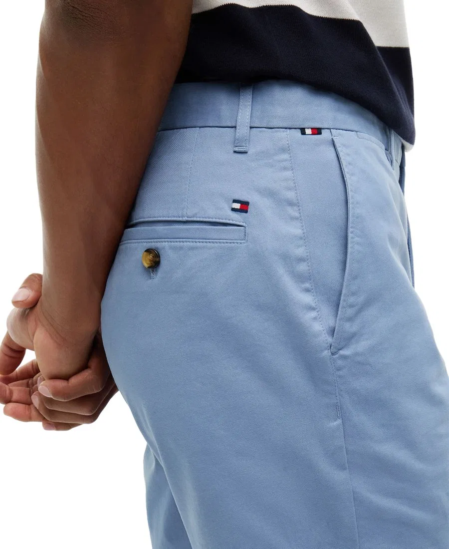 Шорты из твила Dover Essential Twill с длиной по внутреннему шву 20 см Tommy Hilfiger, Brisk Blue — фото 3