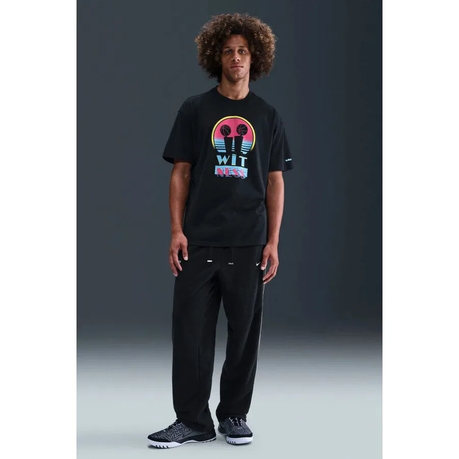 Футболка с графическим принтом LeBron 'Miami Twice' Tee Max90 Loose Fit Nike, Черный — фото 4