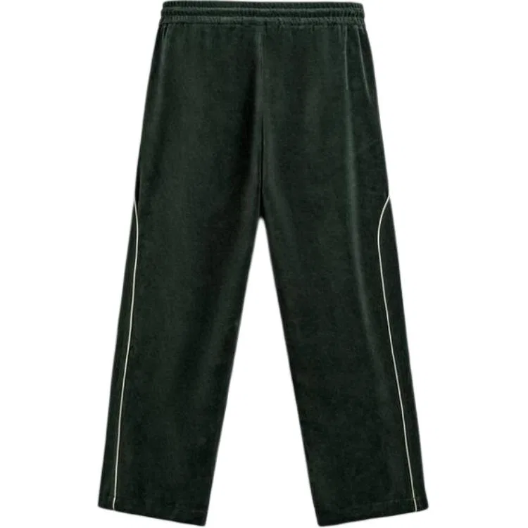 Мужские широкие брюки Casual ZARA, Green — фото 3
