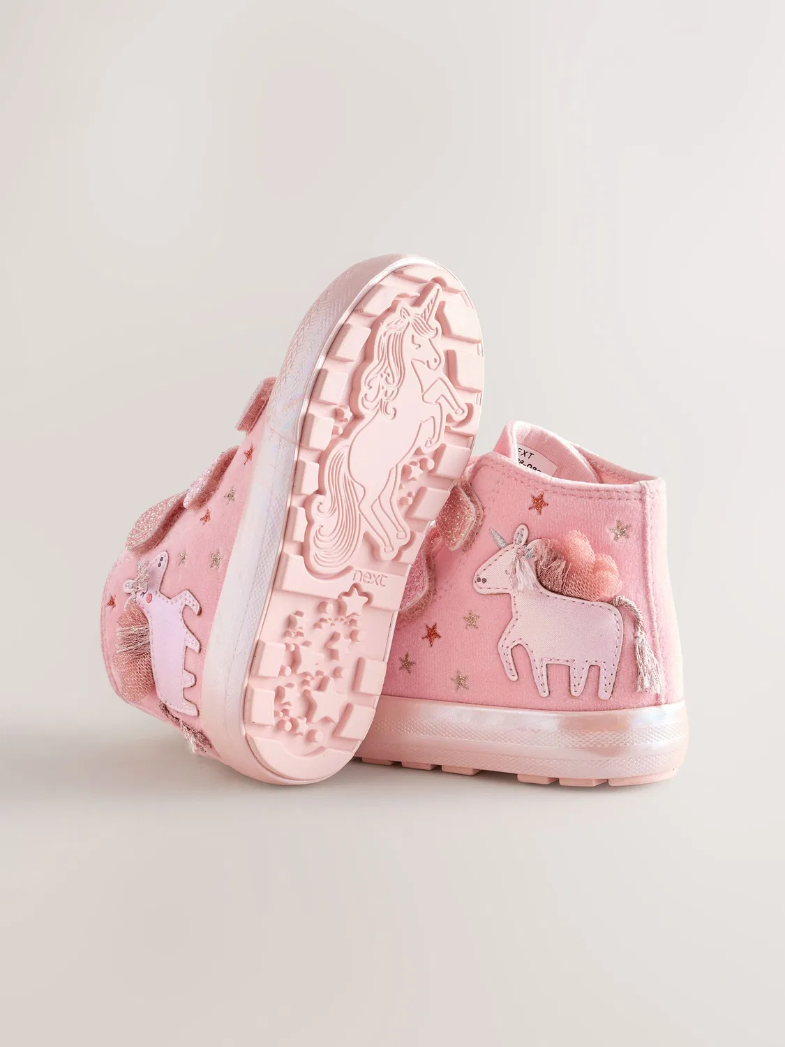Кеды высокие, модель Touch Fastening High Top Next, розовый — фото 3