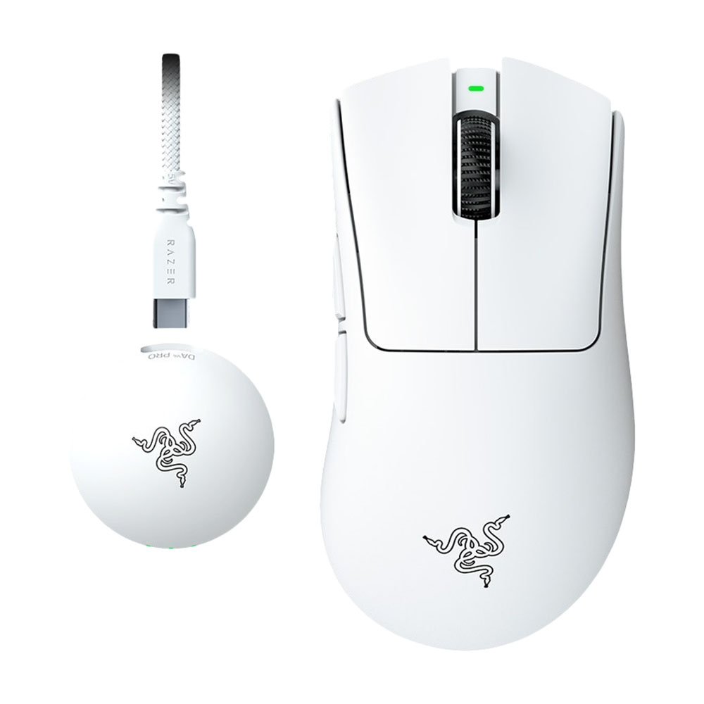 

Игровая мышь беспроводная Razer DeathAdder V4 Pro Wireless, белый