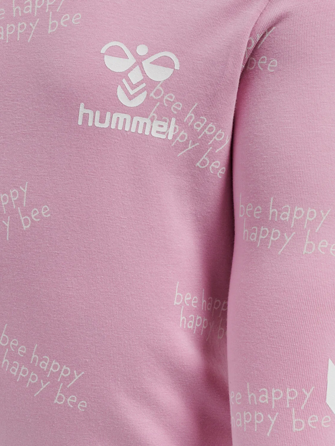 Детская футболка с длинным рукавом Hmlcalen Hummel, Rosa / Malvenfarben — фото 3