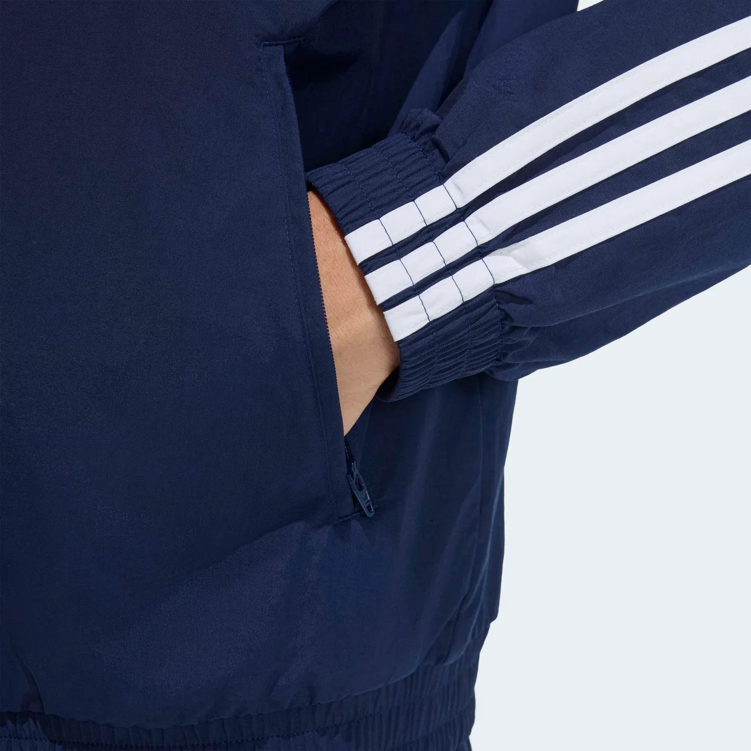 Мужская тренировочная куртка с воротником-стойкой Firebird Woven Track Adidas Originals, Night Indigo — фото 4
