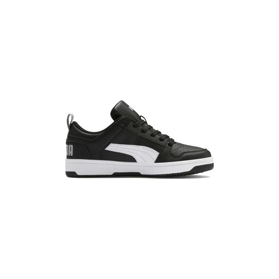Кроссовки детские с низким берцем Rebound Layup Low SL Jr Puma, Черный — фото 2