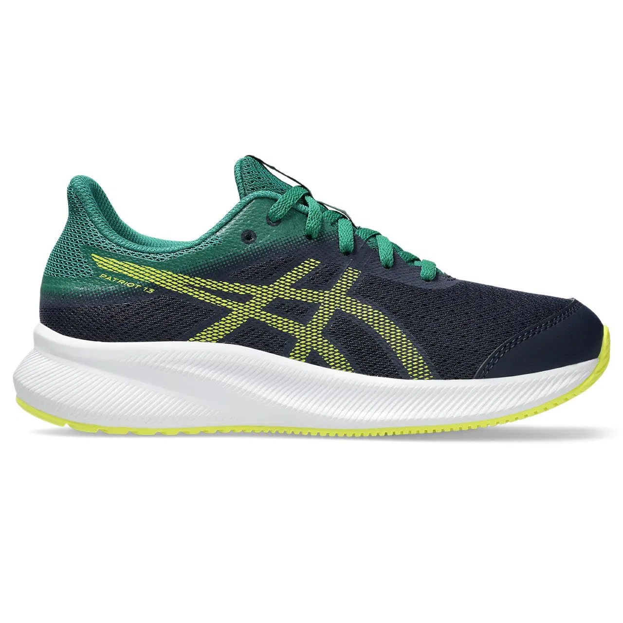Детские кроссовки для мальчиков с амортизацией Patriot 13 Gs ASICS, Midnight Citron — фото 3