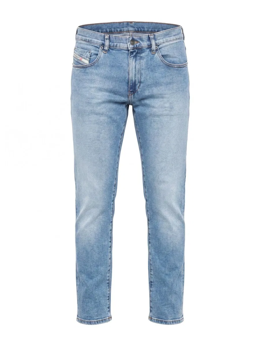 Джинсы DIESEL Slim fit '2019 D-STRUKT' светло-голубого цвета