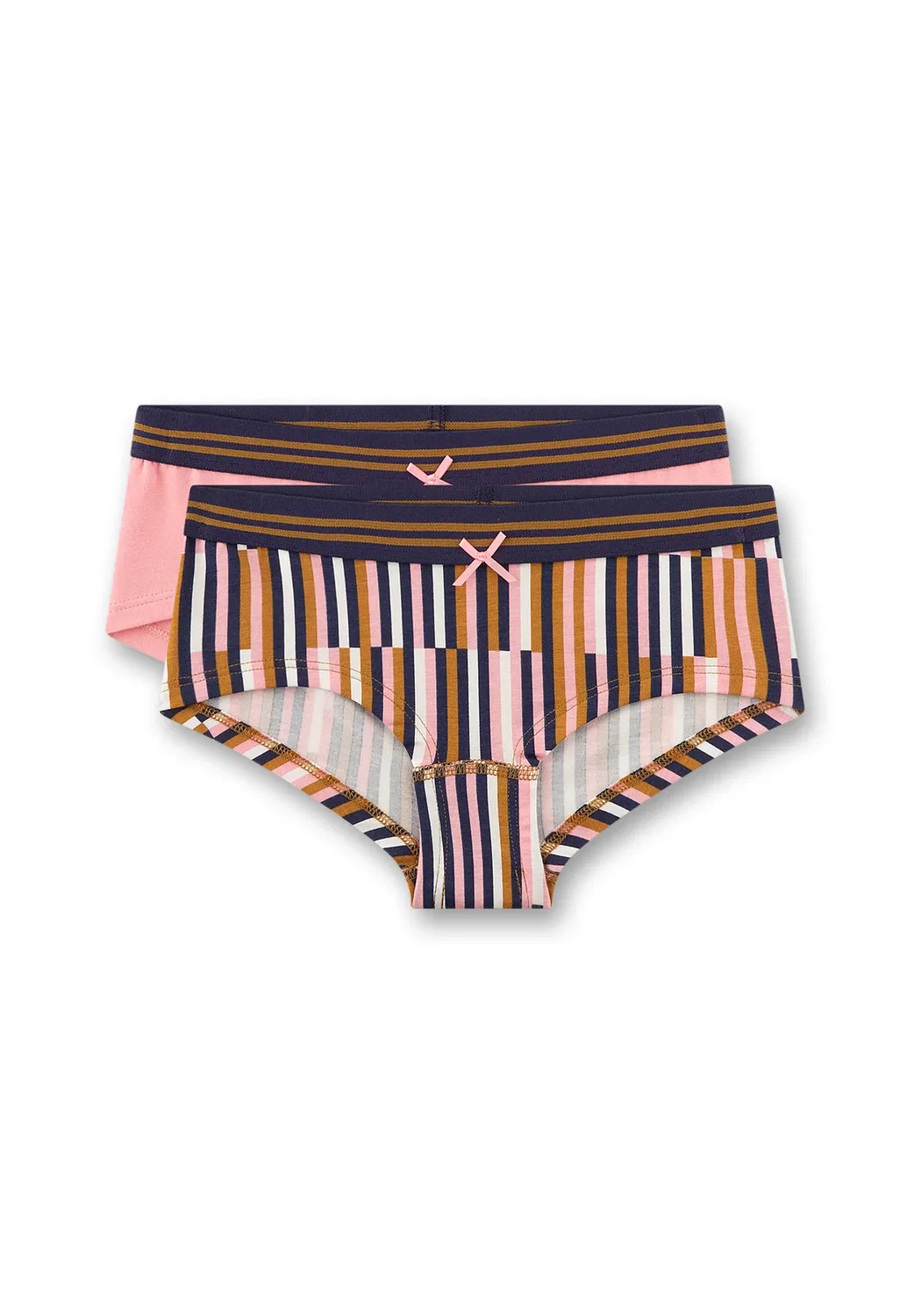Mädchen-Hipster (doppelpack) streifen - трусы Sanetta, Rosa
