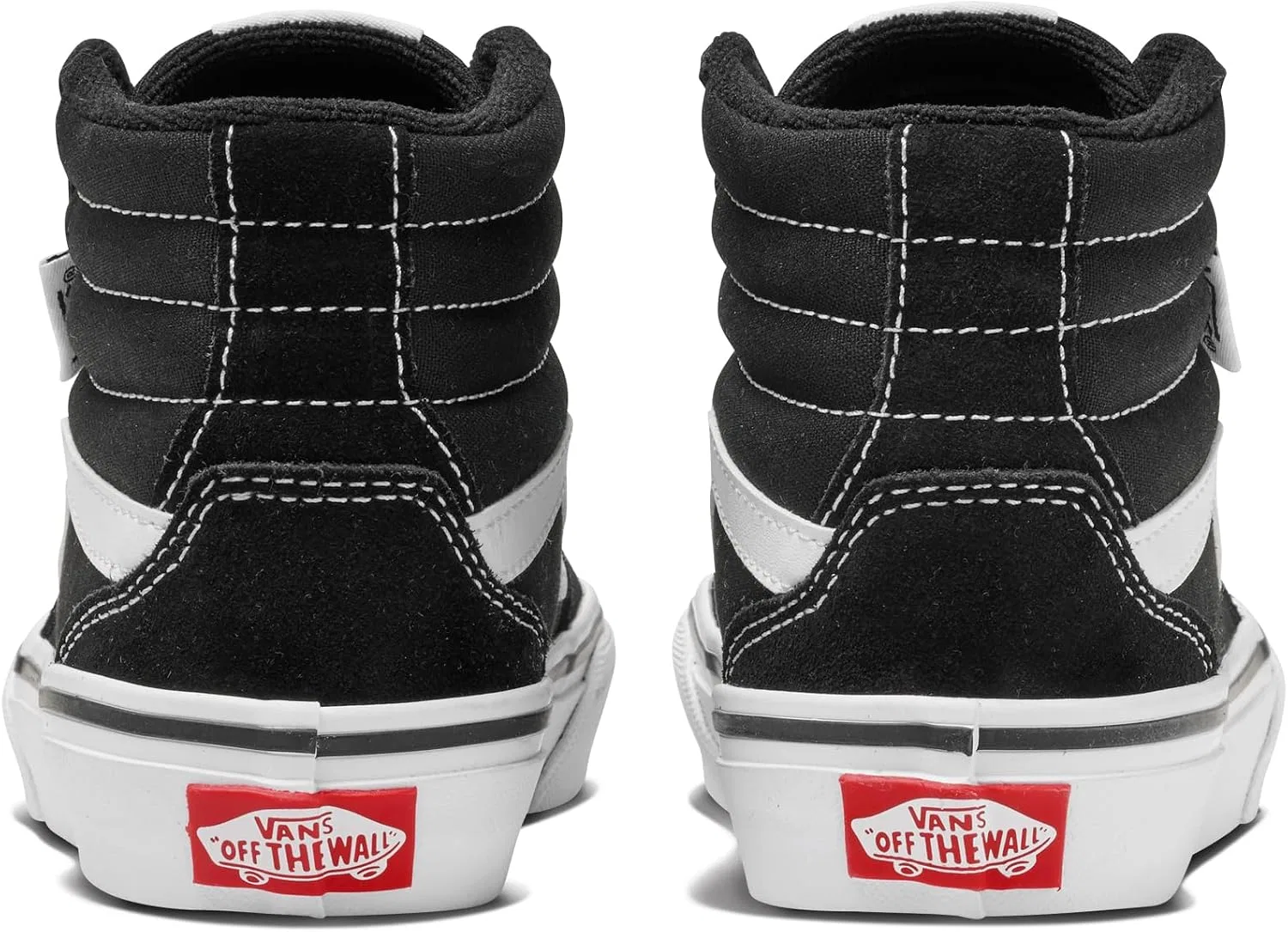 Детские кроссовки для мальчиков Filmore Hi Vans, Black/White — фото 3