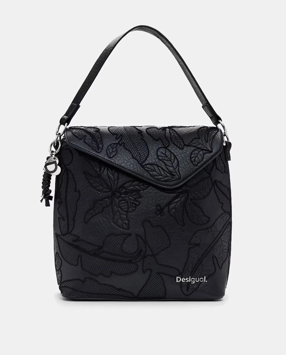 

Средняя цветочная сумка Desigual, черный