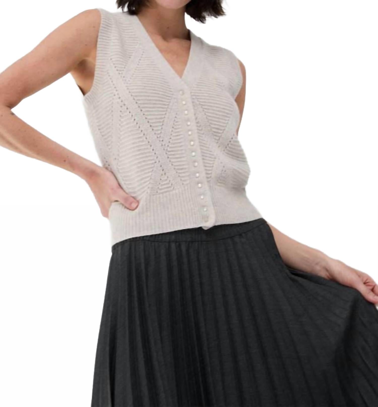 

Жилет с ромбовидной вышивкой в ​​стиле Мохаве Autumn Cashmere, Mojave