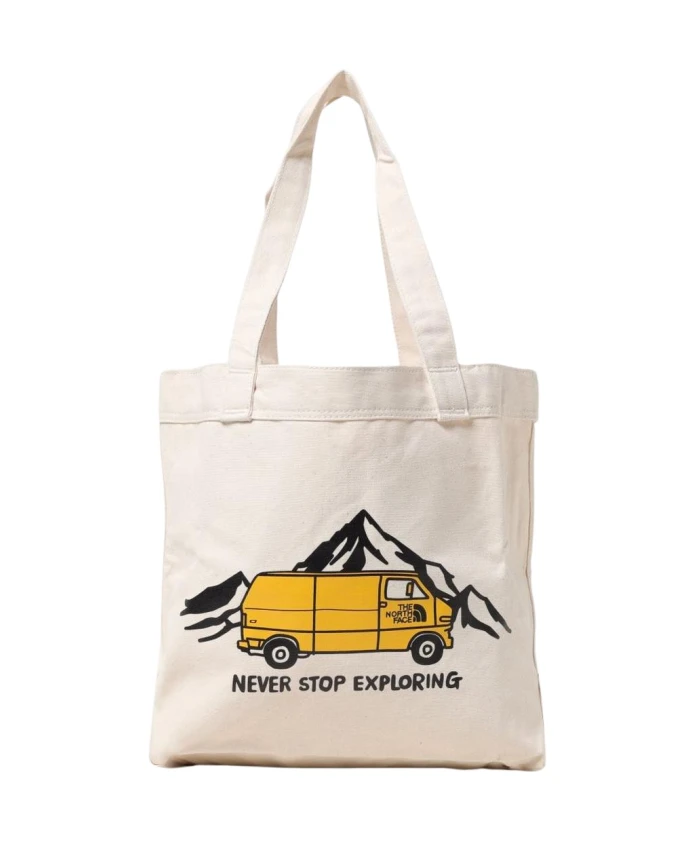 

Сумка-Шоппер "Никогда не переставай исследовать" The North Face, бежевый