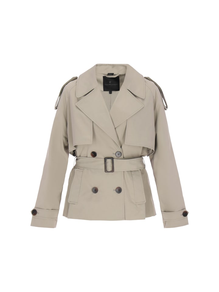 

DreiMaster Женская куртка оливкового цвета