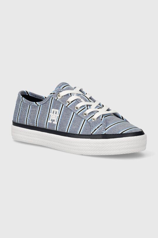 Кроссовки VULC CANVAS SNEAKER SHIRTING Tommy Hilfiger, синий