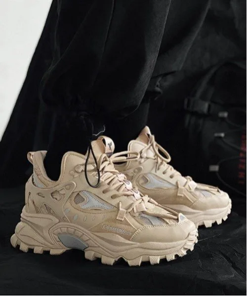 Неравномерные туфли большого силуэта Aimoha Mens, beige