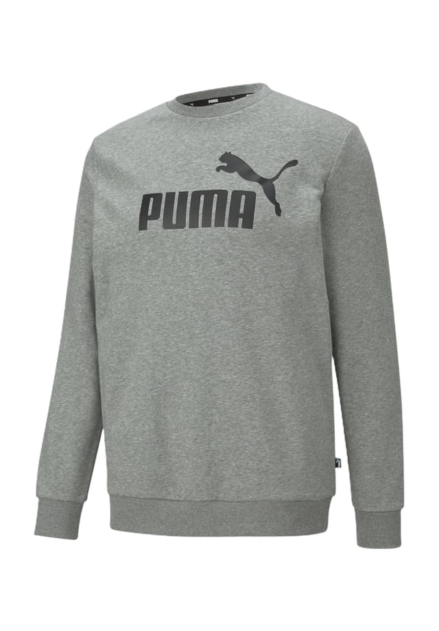 

Свитшот Essentials с ребристыми манжетами Puma, серый