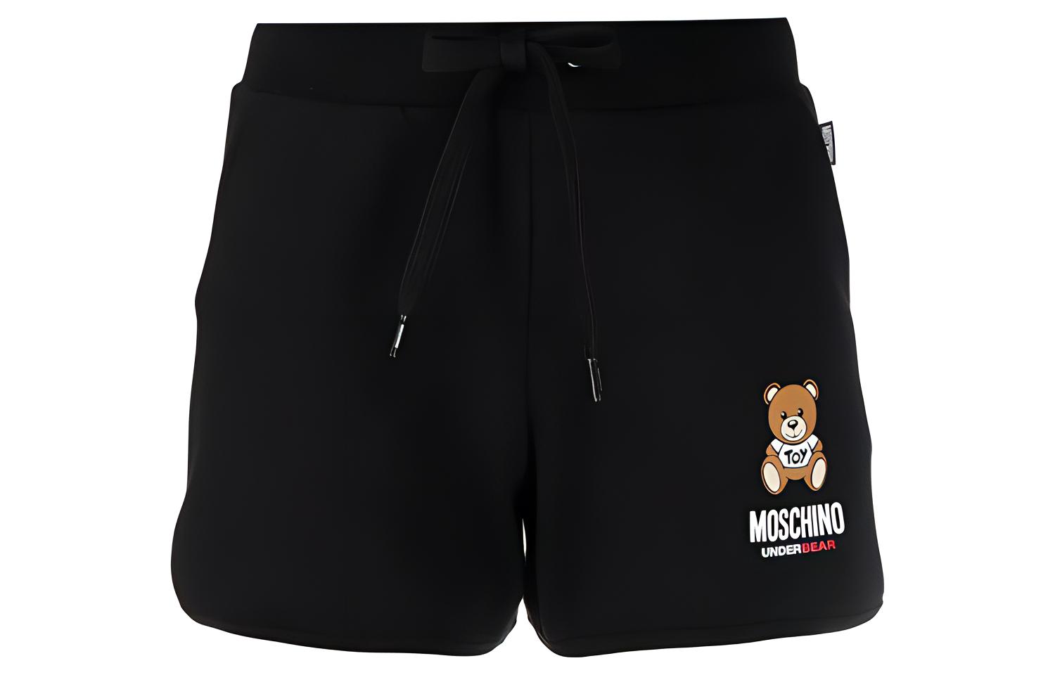 

MOSCHINO Женские черные шорты повседневные SS22
