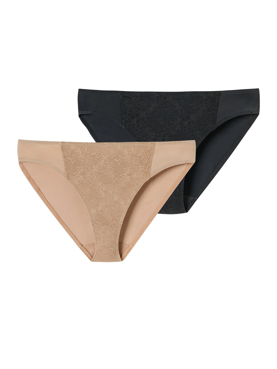 

Трусики SCHIESSER Air blickdichte Spitze, цвет Beige/Black