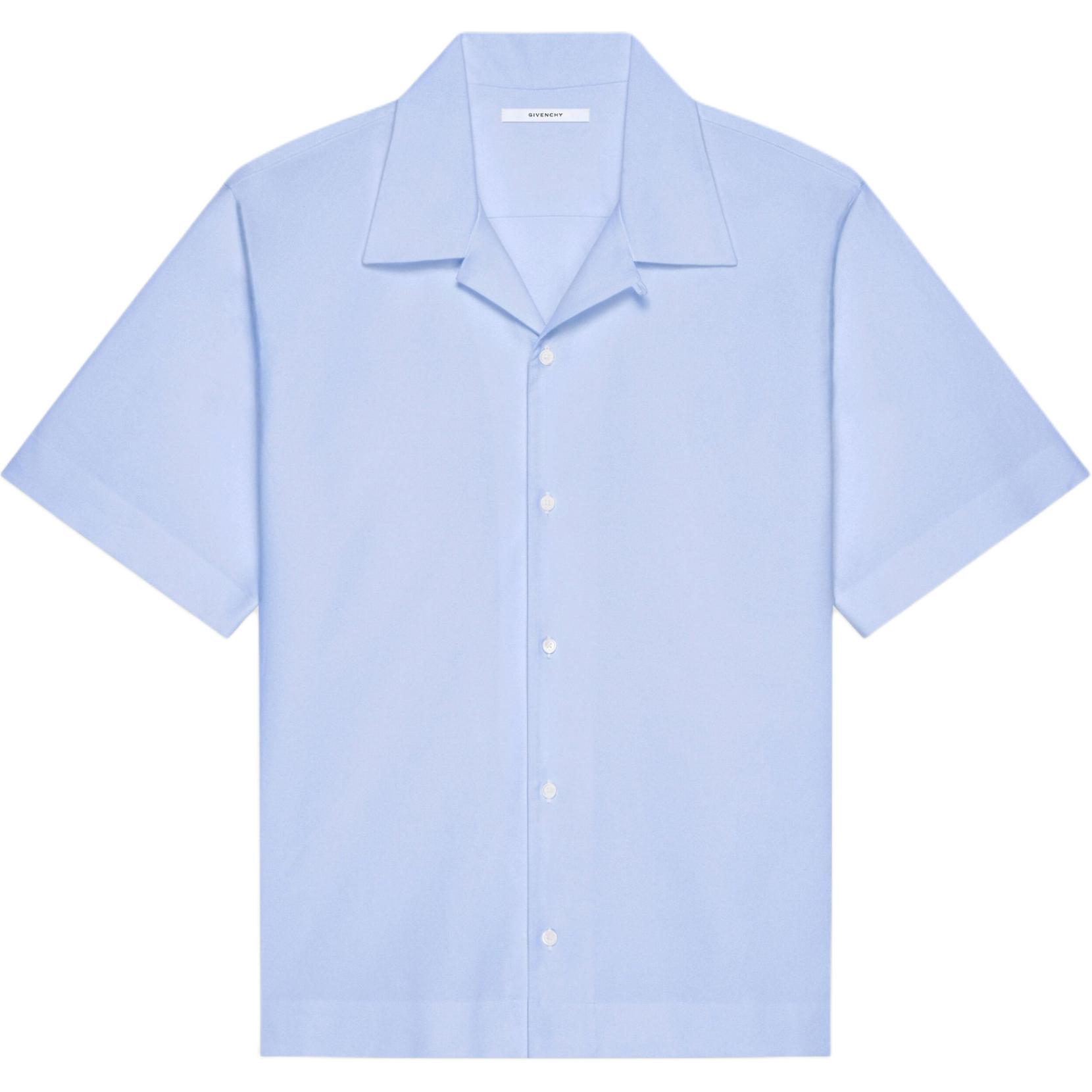 

Футболка с коротким рукавом Paris Logo и строчкой зигзаг Givenchy, синий