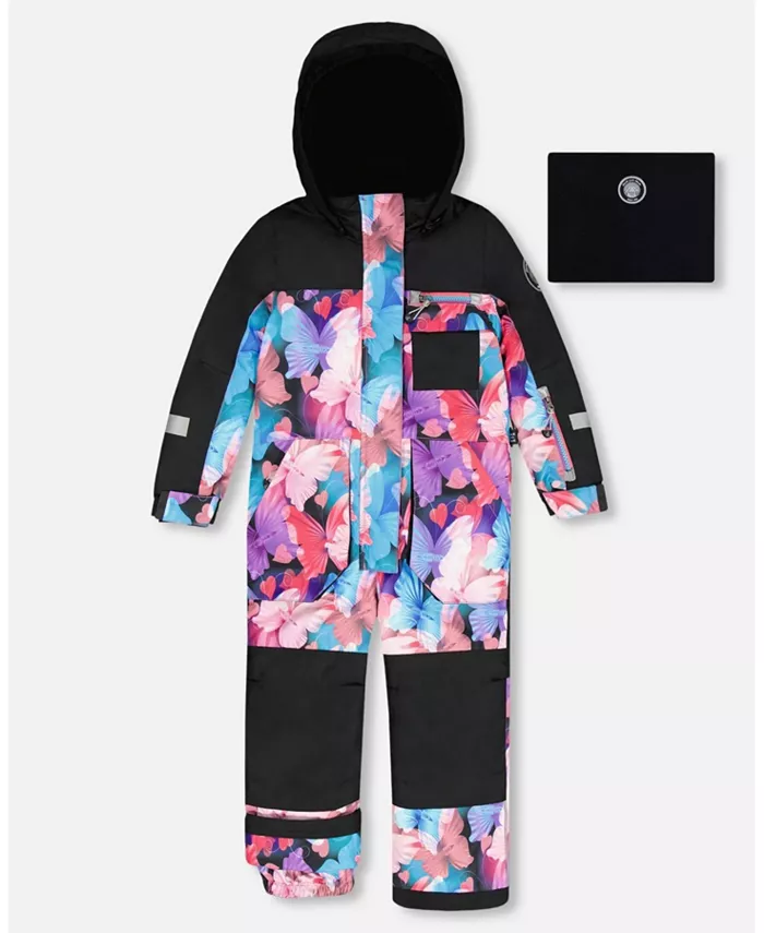 

Детский комбинезон для девочек, черный, с принтом бабочек – для малышей|детей Deux par Deux