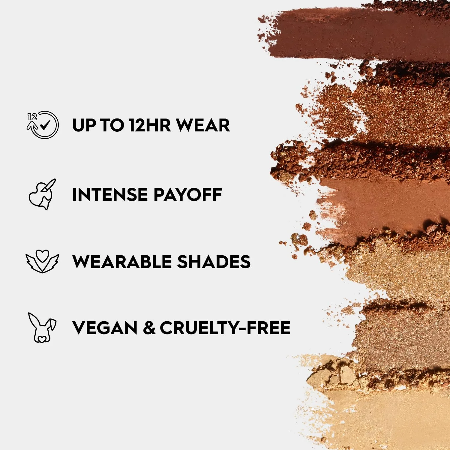 Набор мини-палеток теней для век Urban Decay Naked - дорожный размер, 6 оттенков - нейтральные розовые и коричневые тона - мини-набор Naked Half-Baked + Sin Bundle Kit — фото 3