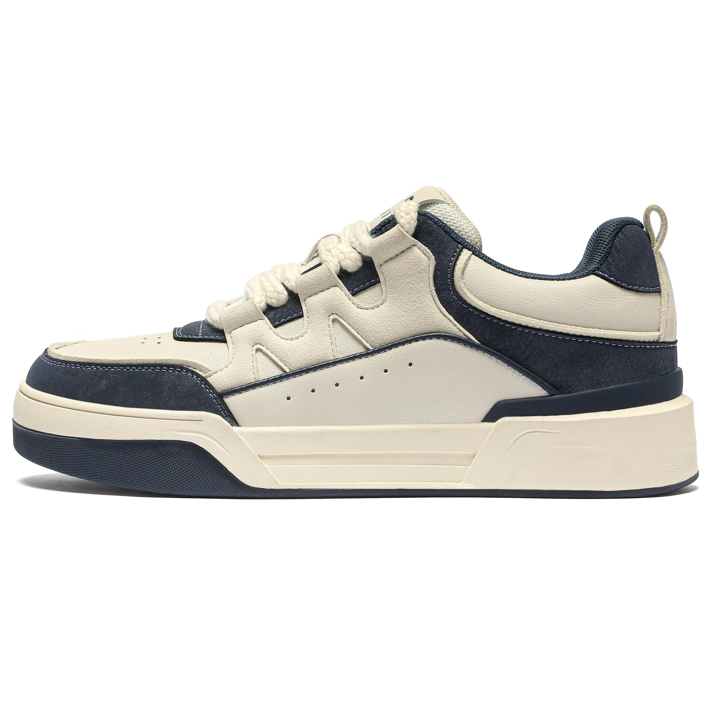 

Водонепроницаемые устойчивые к истиранию легкие низкие кеды для скейтбординга мужские прибрежно-голубые JEEP SPIRIT, премиальное ощущение — прибрежно-голубой [натуральная кожа]