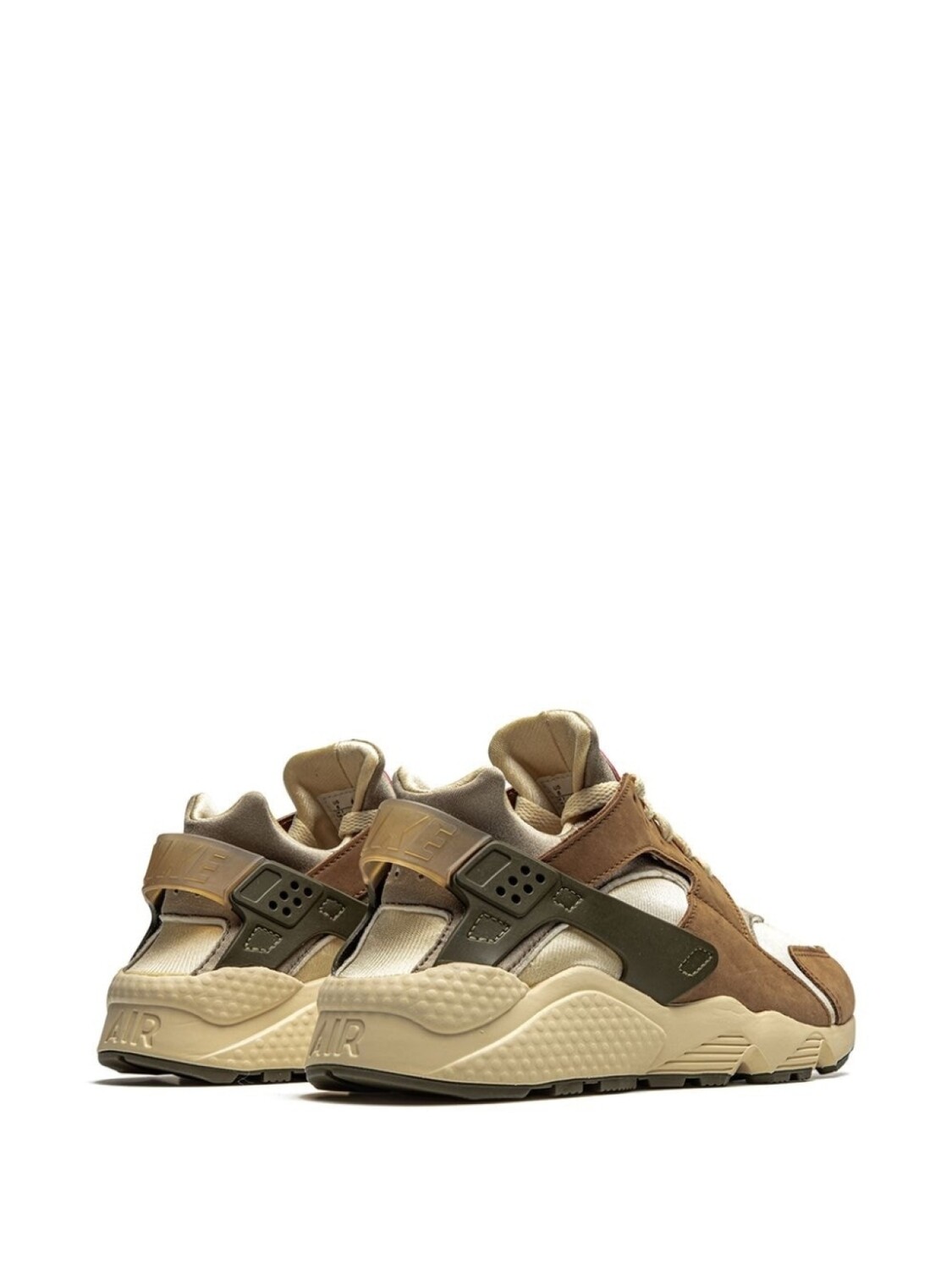 Nike кроссовки Air Huarache Desert Oak из коллаборации со Stussy, зеленый — фото 3