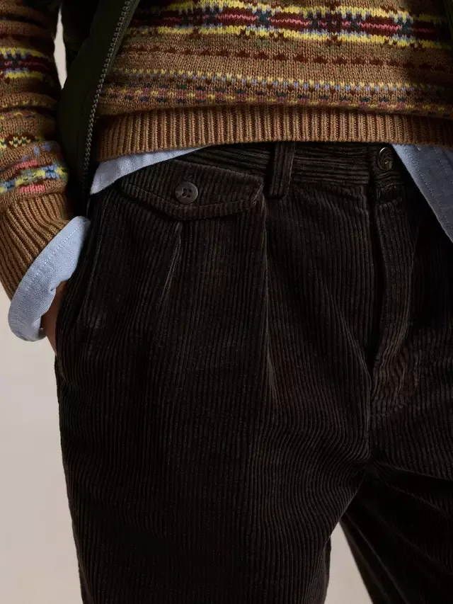 Детские вельветовые брюки-чинос Polo, коричневые Ralph Lauren — фото 3