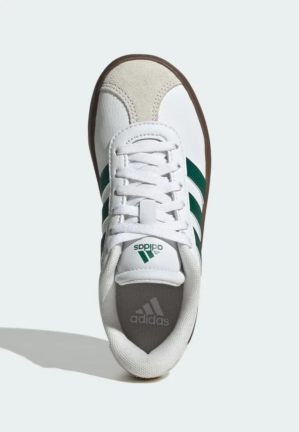 Кроссовки детские Adidas Sportswear VL Court 3.0, облачно-белый колледж-грин гам — фото 3