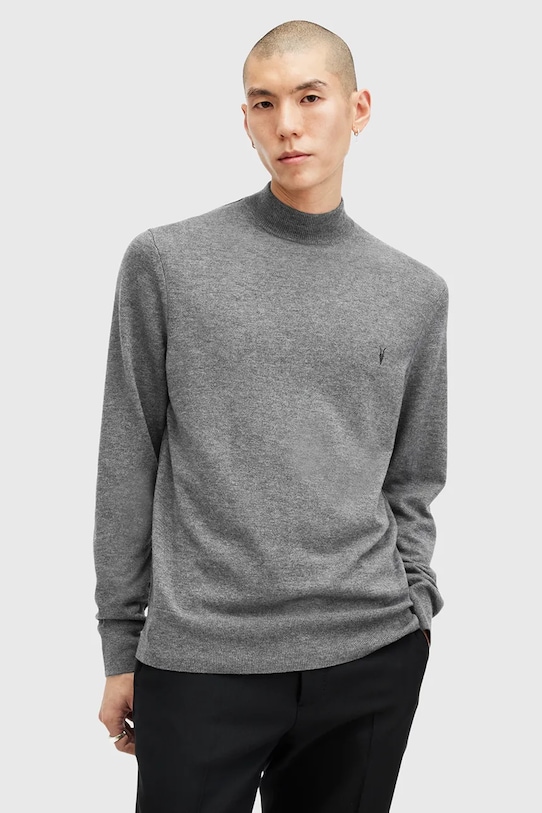 

Шерстяной свитер KILBURN MOCK Allsaints, серый