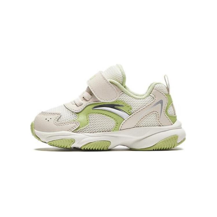 

Кроссовки Anta kids Toddler Shoes TD Low-top Ivory White / Muddy Gray / Tender Leaf Green