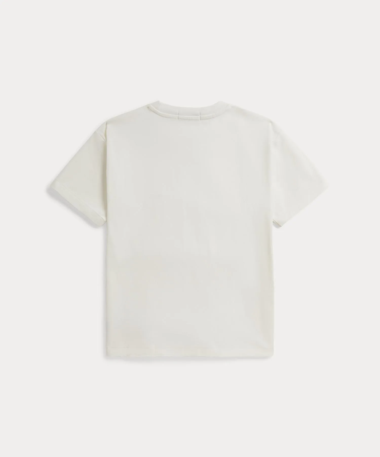 Детская футболка oversize из хлопка Big Fit POLO RALPH LAUREN CHILDRENSWEAR белая — фото 3