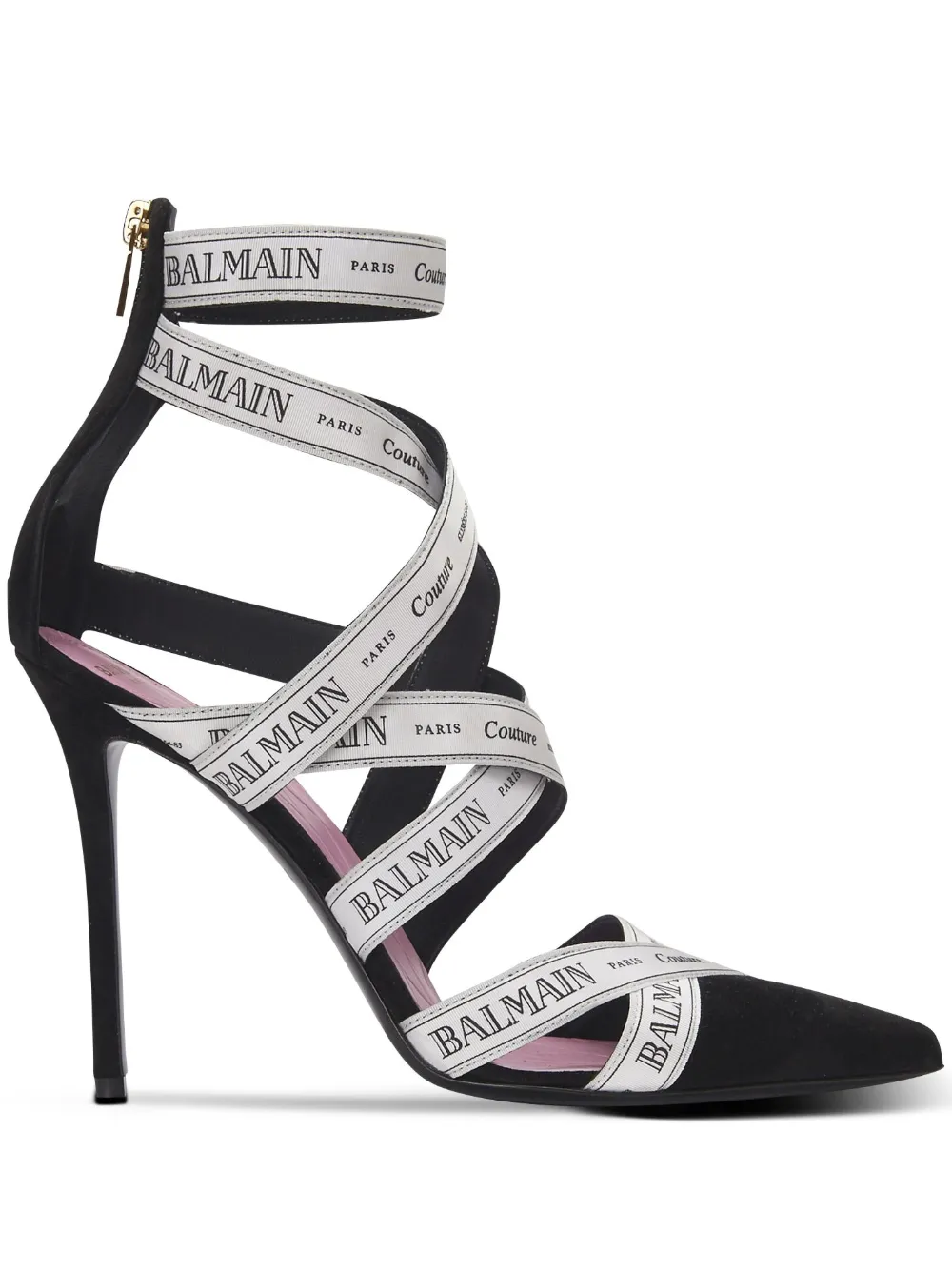 Туфли Couture Ribbon BALMAIN, черный