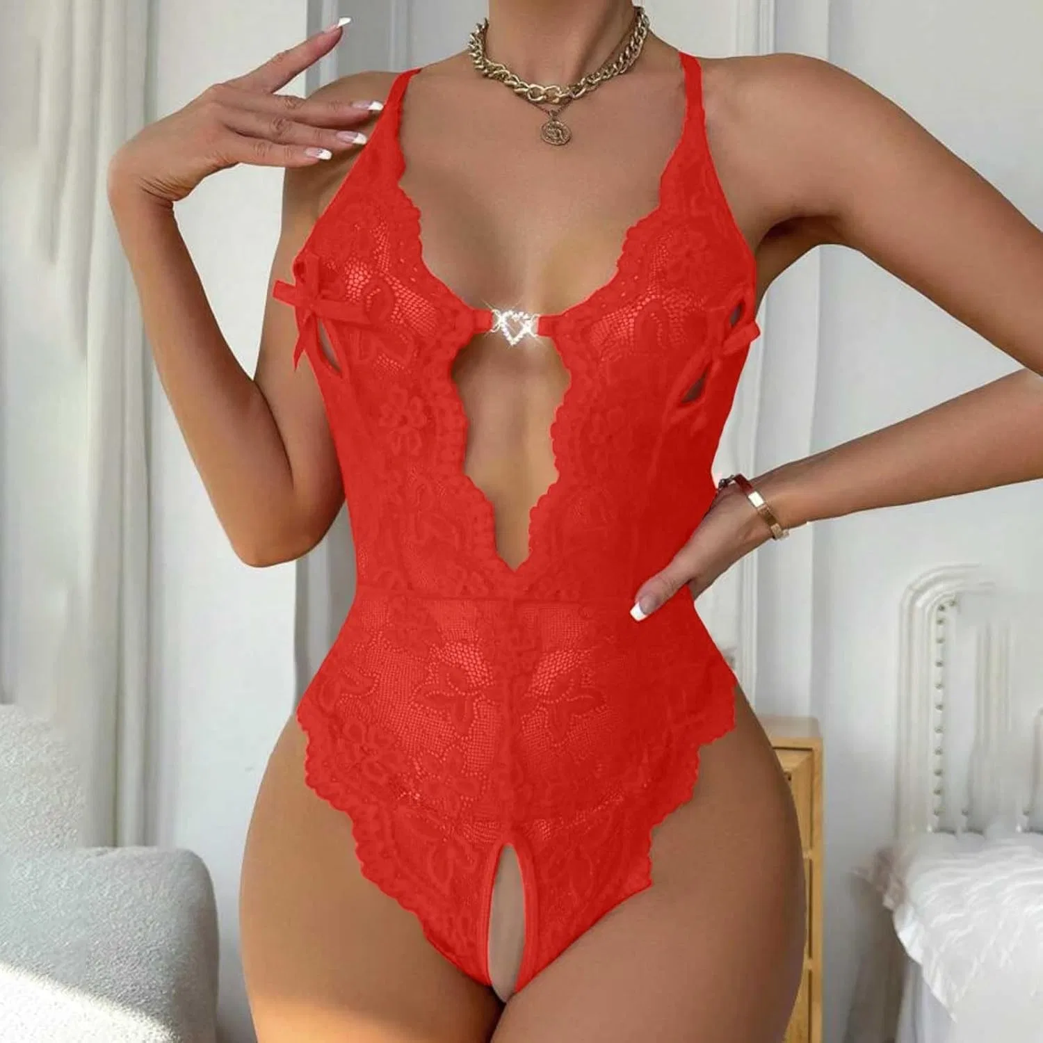 Боди-пеньюар кружевной, Lingerie, 02rd2 — фото 2
