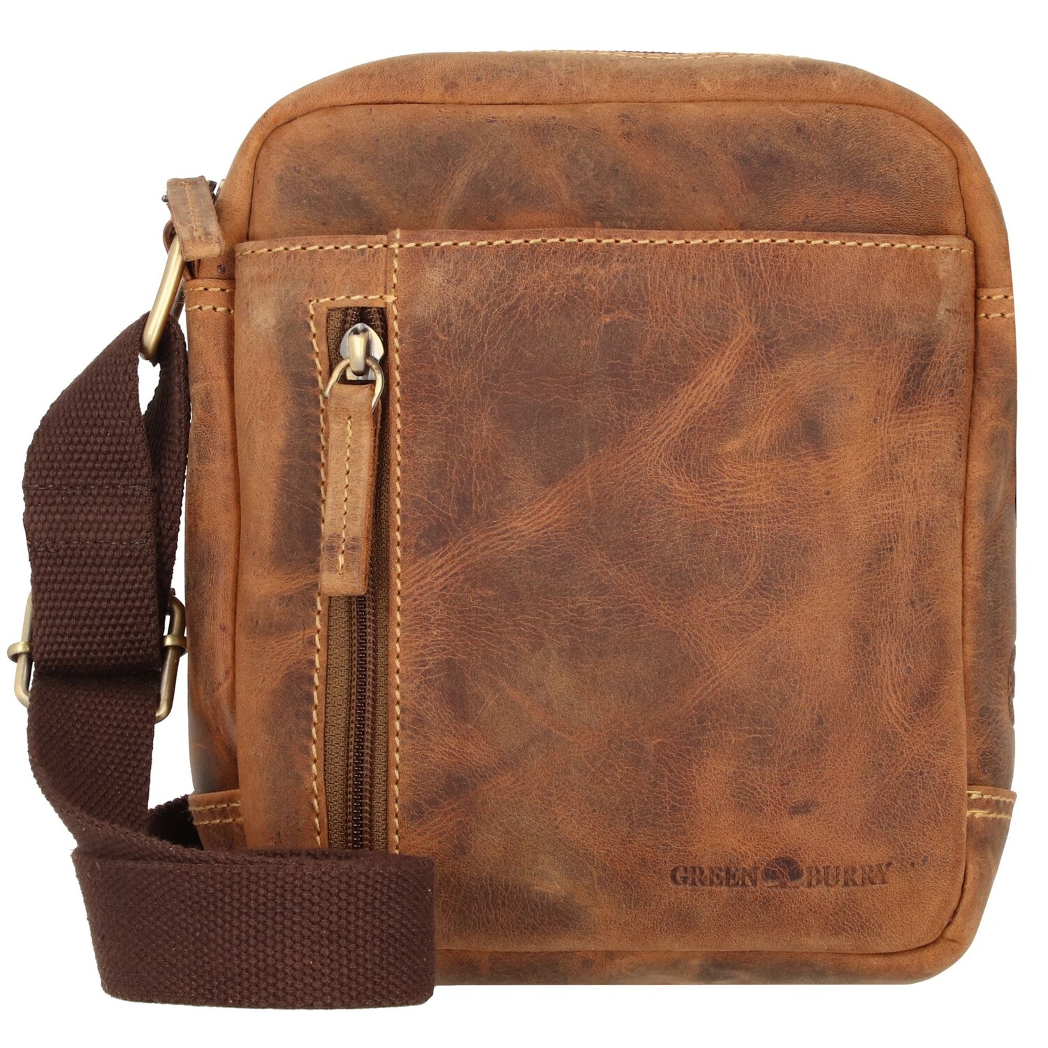 

Сумка через плечо Greenburry Vintage Leder 18 см, коричневый