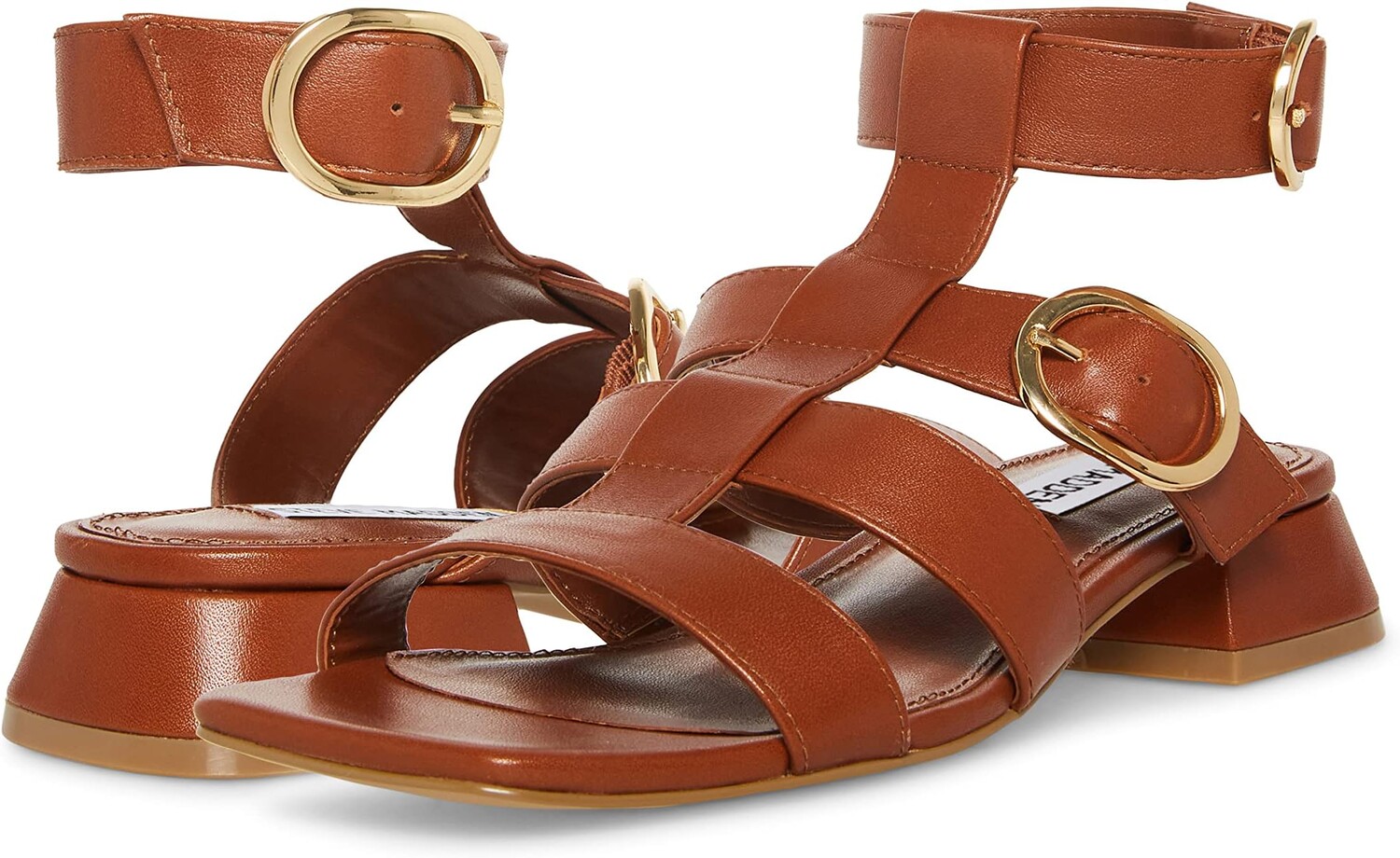 

Босоножки Aylin Sandal Steve Madden, цвет Cognac Leather