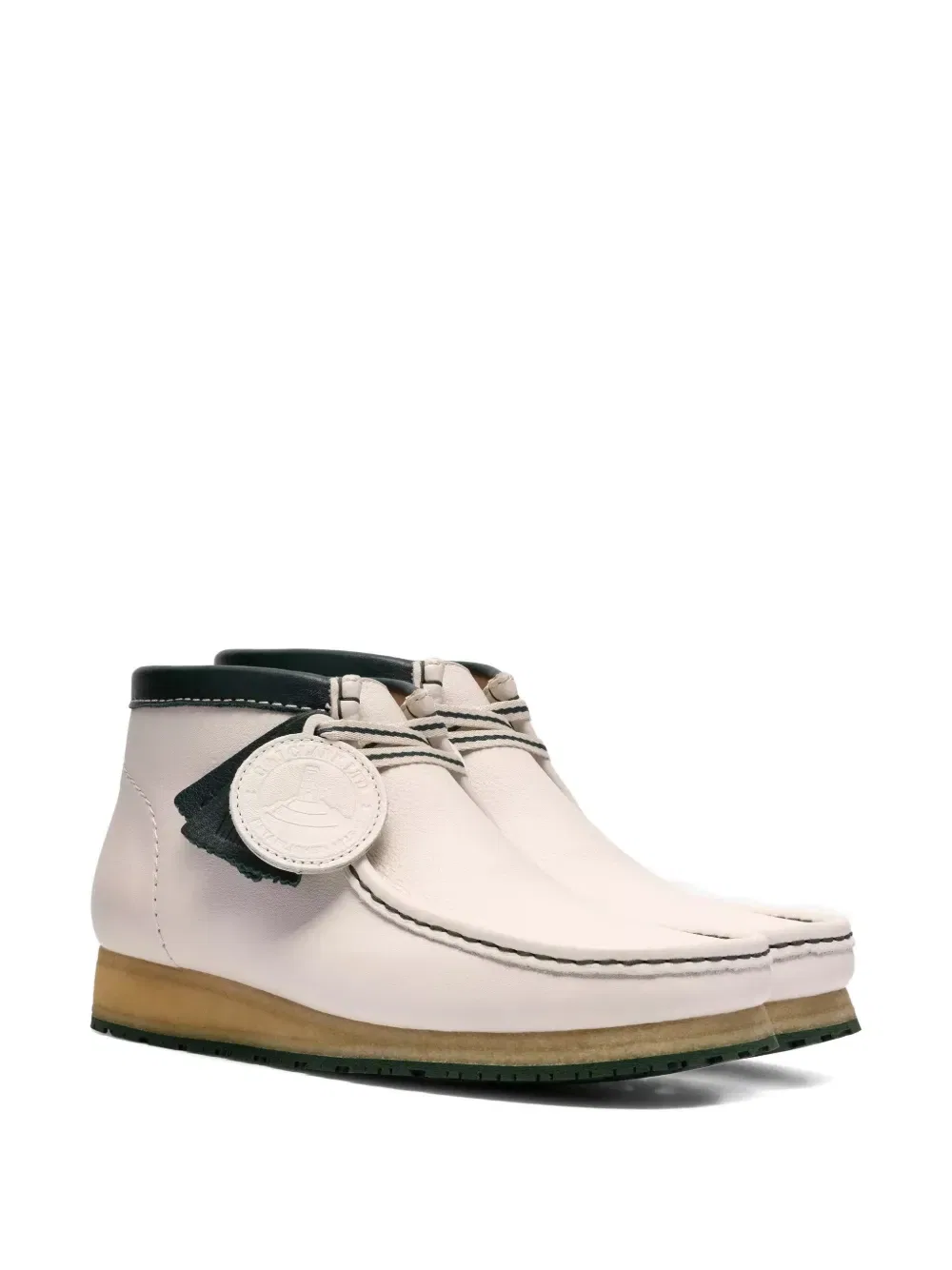 Кожаные ботинки Walla для пустыни Clarks Originals, белый — фото 2