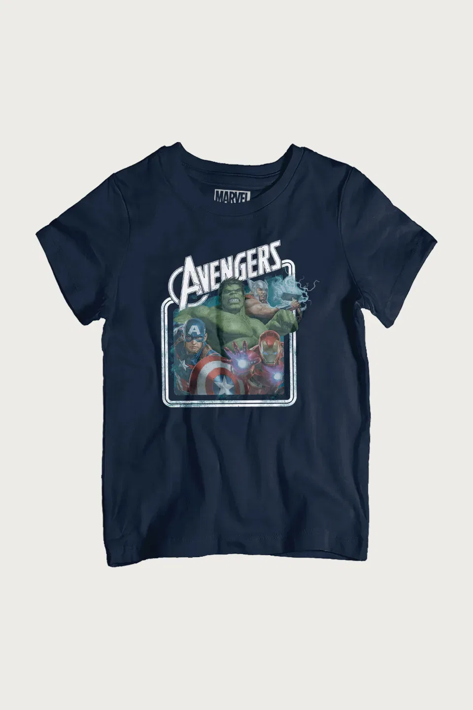 Футболка Marvel Avengers с принтом, темно-синий — фото 2